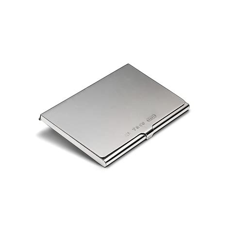 tiffany silver business card holder.